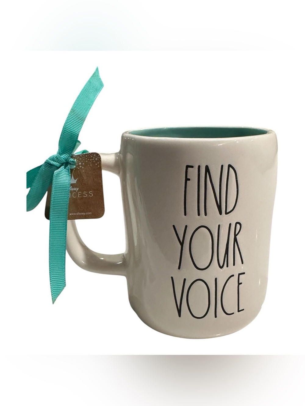 New Rae Dunn X Disney Coffee Mug Little Mermaid Double Sided Ariel Princess